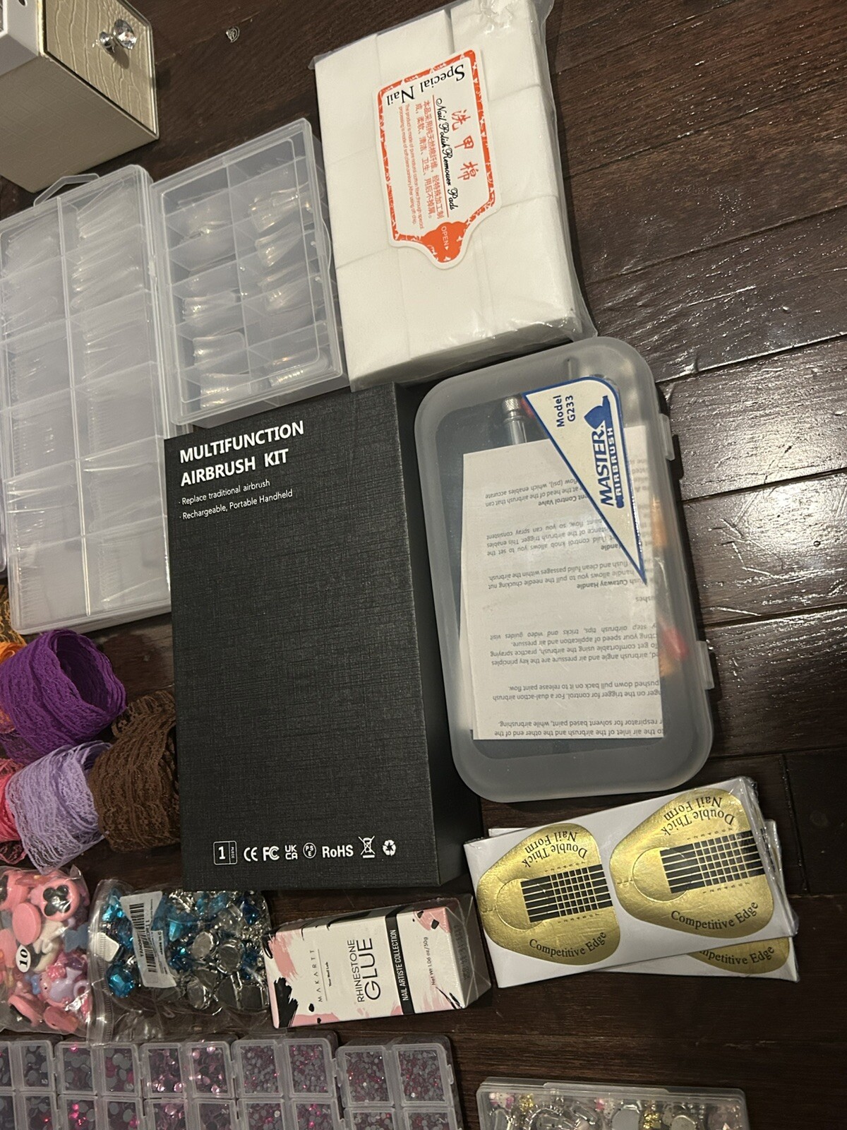 NAIL SUPPLIES LOT – MISC ITEMS NEW & USED SEE DESCRIPTION