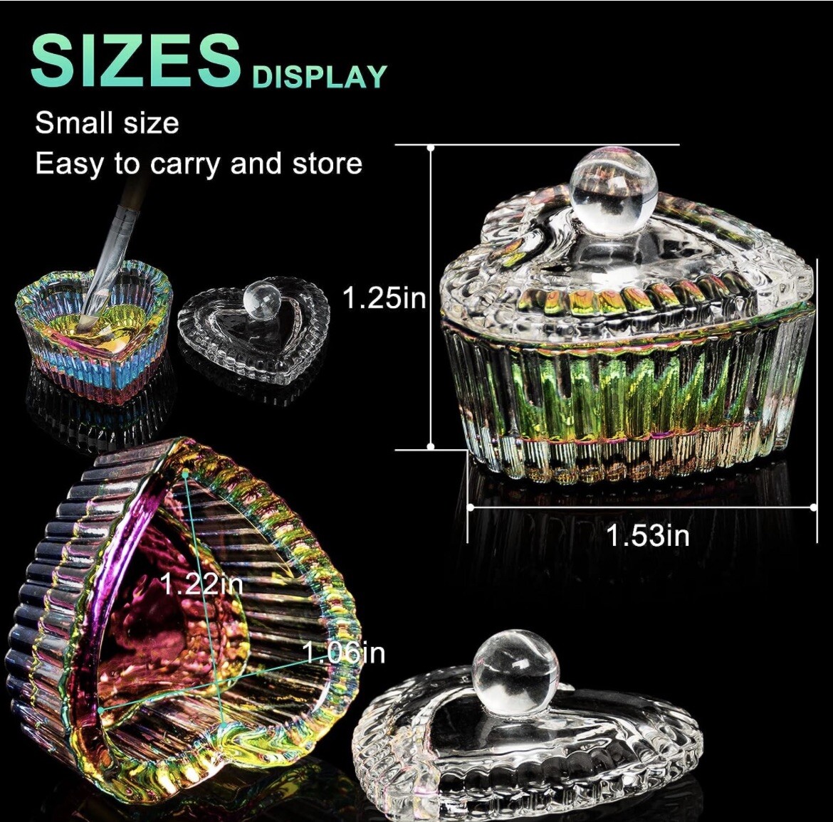 Glam Up Your Manicures & Acrylic Sets with Extraordinary Crystal Nail Dishes!