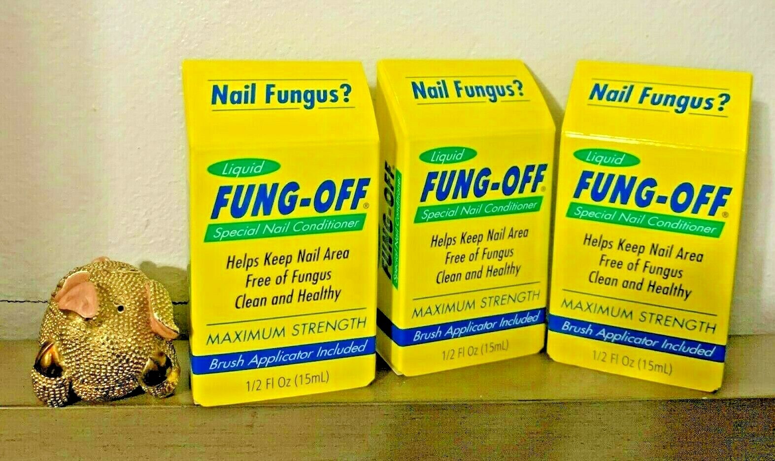 No Lift Nails FUNG-OFF Nail Conditioner Fungus Killer for Hands & Feet .5 oz NIB