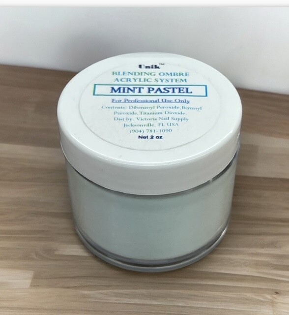 Unik Nude Acrylic Powder Mint Pastel 2oz