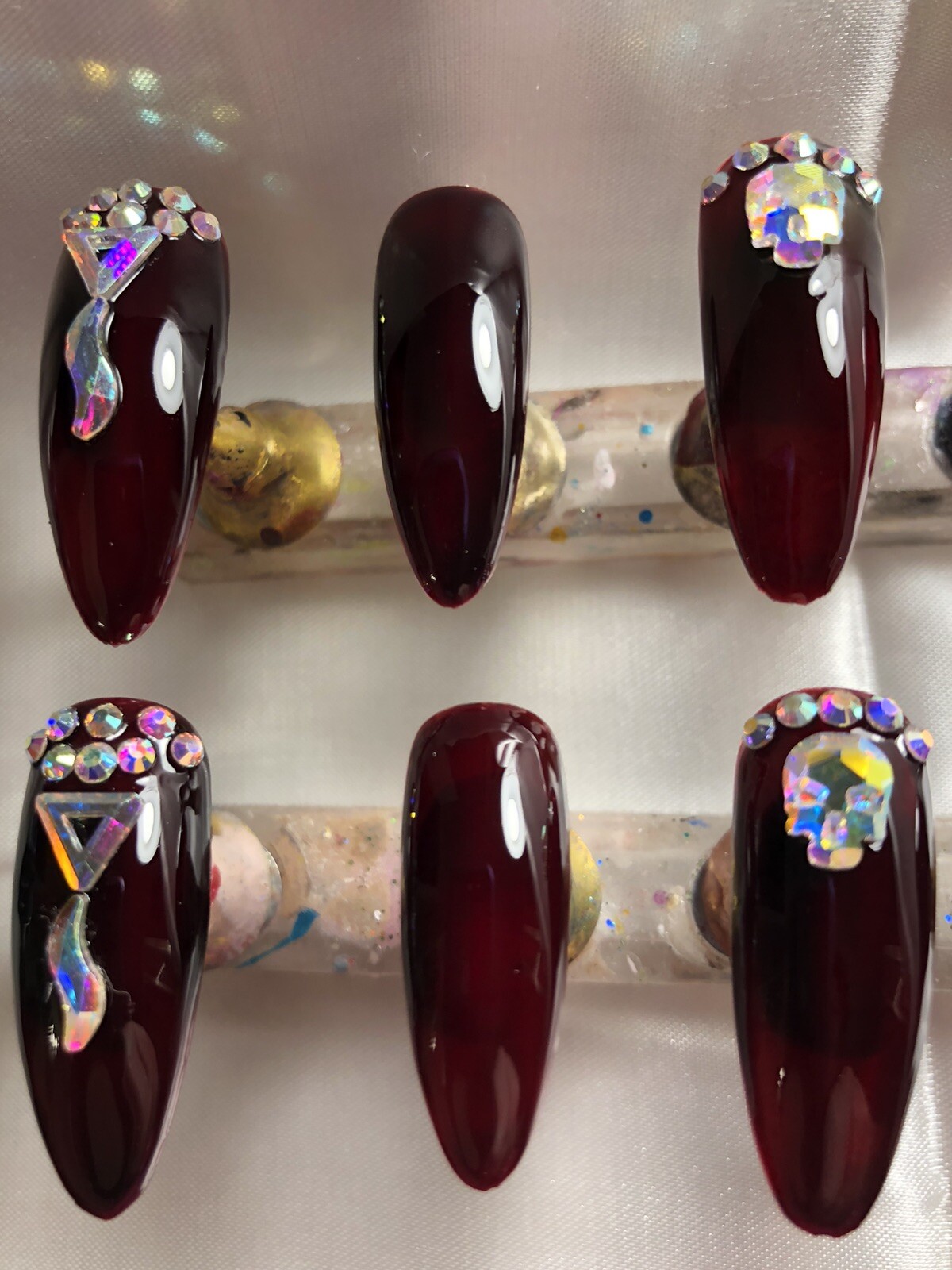 Z Nailz! Gorgeous set of Handmade Gothic, Halloween Press On Nails