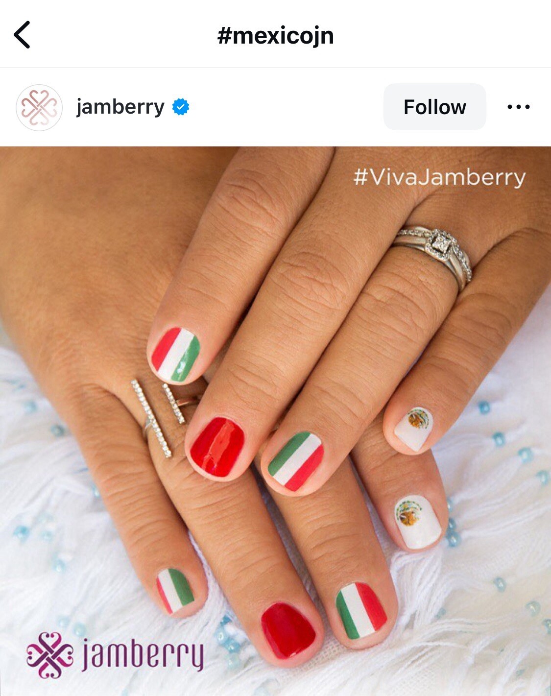 Jamberry Nail Wrap Mexico – Half Sheet