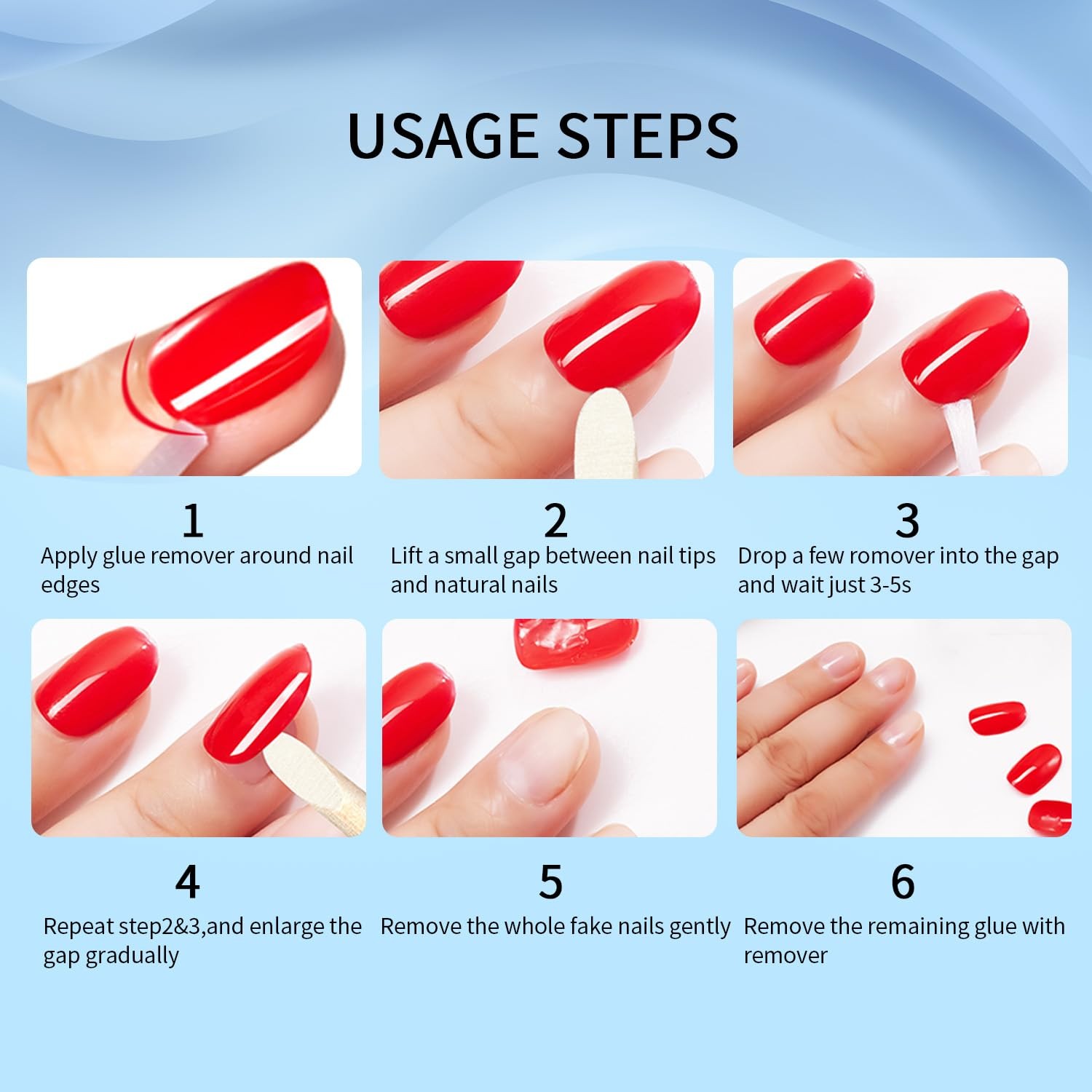 Nail Glue Rhinestones Dissolver Nail Glue Remove Press On Nail