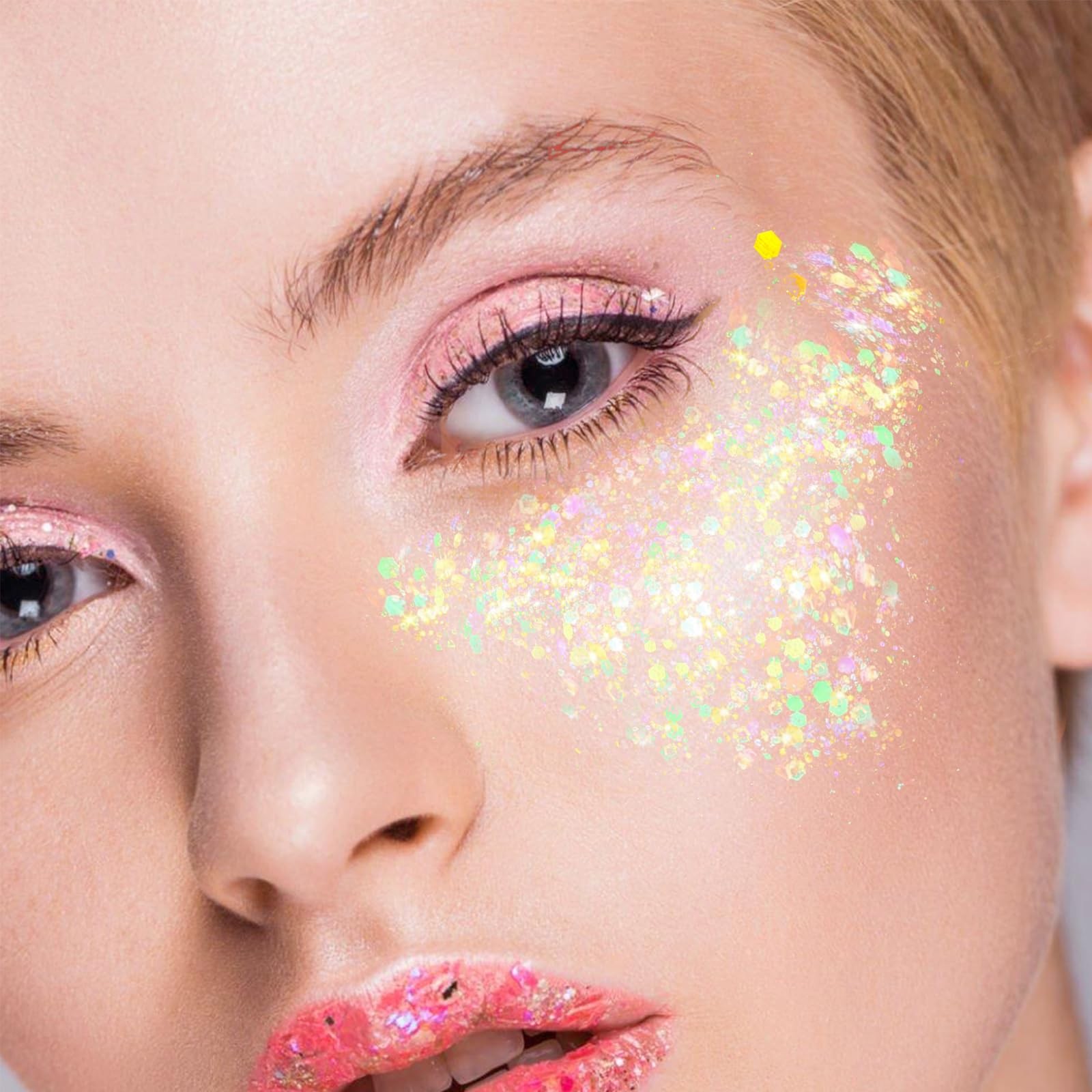 Body Glitter, Face Glitter, Hair Glitter,Holographic Concerts Festival Rave C…
