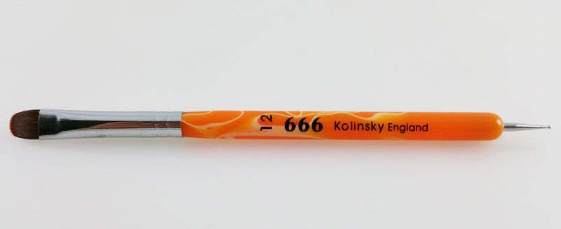 666 french brush orange w/tool size 12
