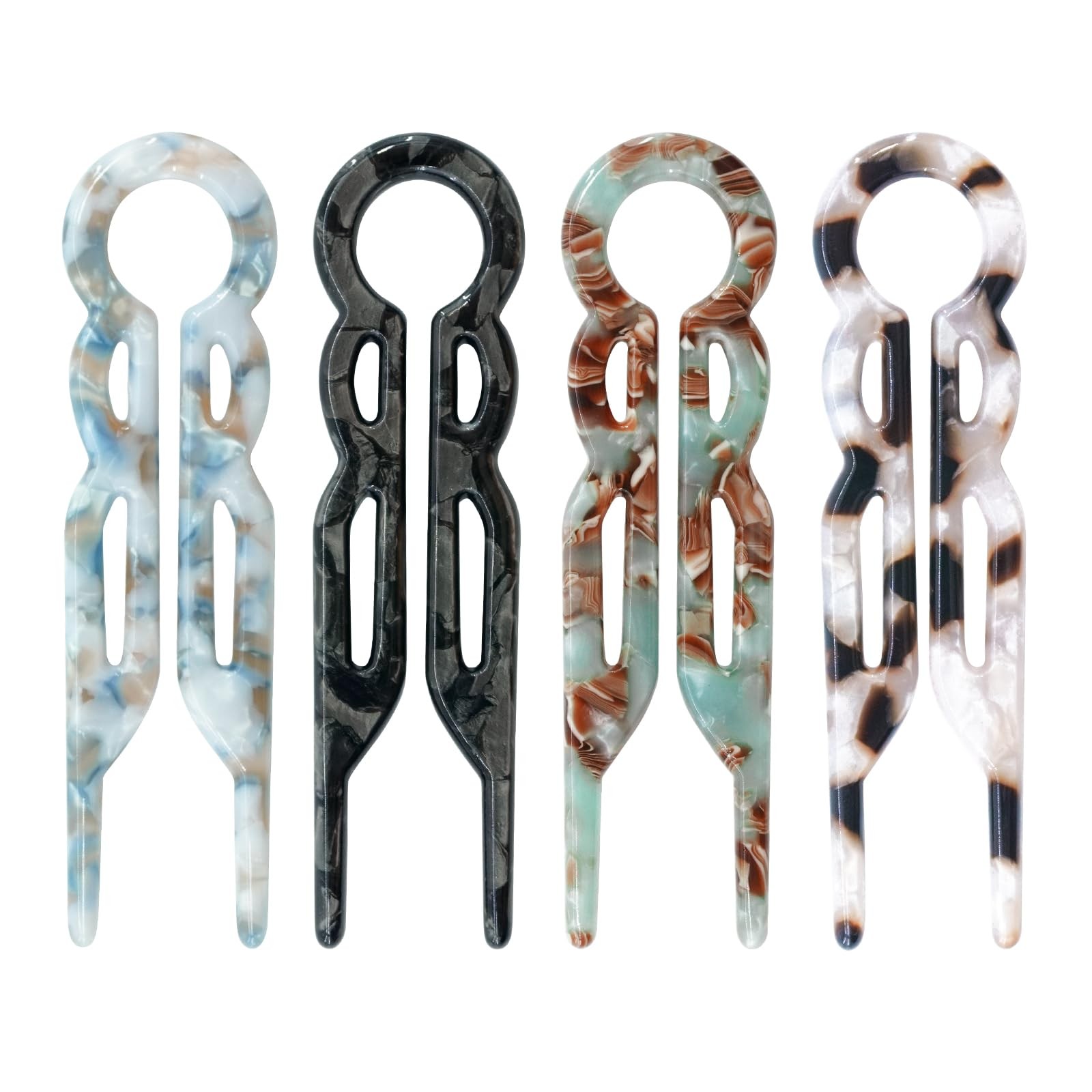 Luxe 3.54in Hair Pins (4-Pack) – Customer-Approved 1 Count (Pack of 4), 4pcs