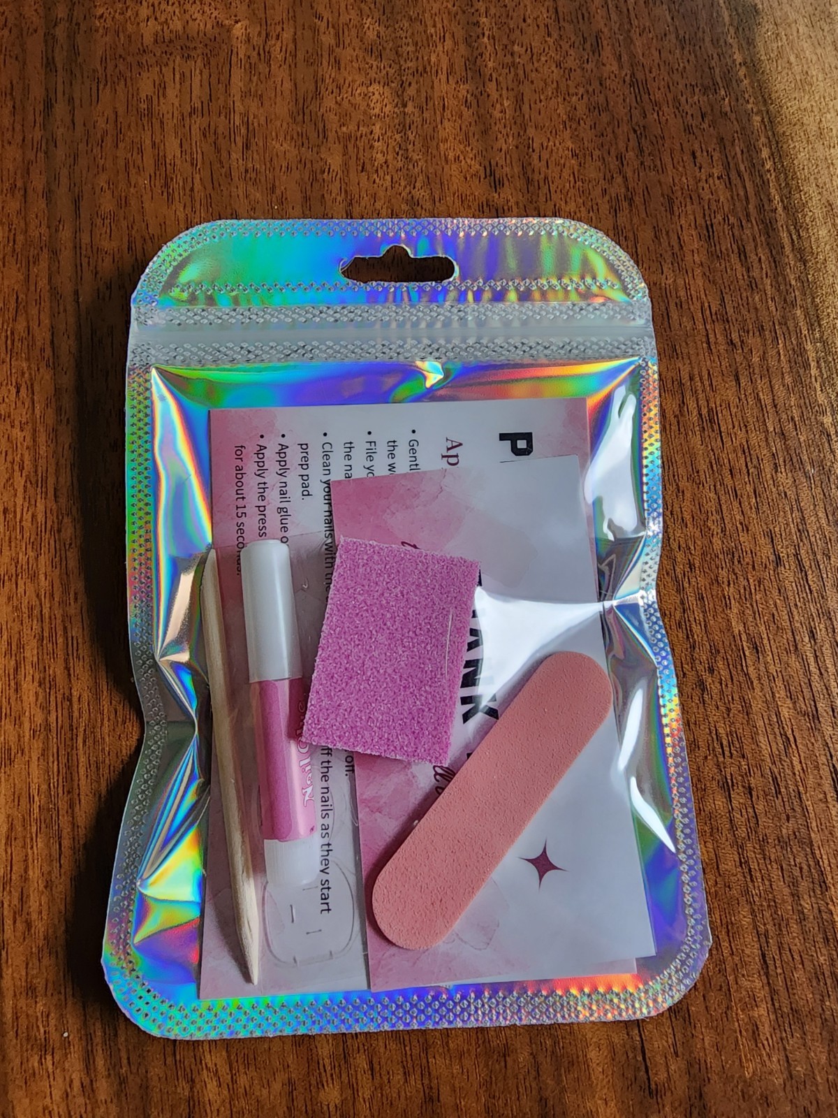 Custom Gel Press On Nails | 10 piece set with Kit | U Pick Shape & Size
