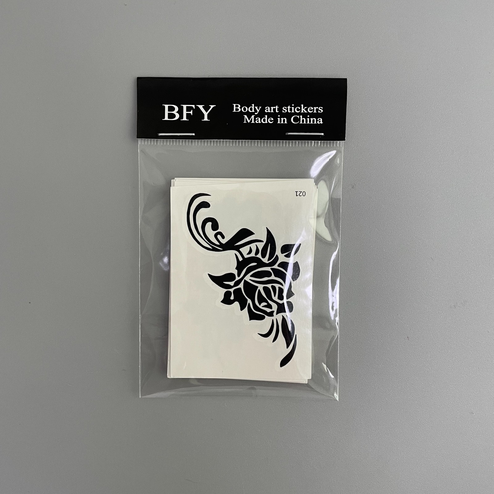 BFY Body Art Stickers, Beautiful Flowers Art Stickers, Stylish Floral Stickers