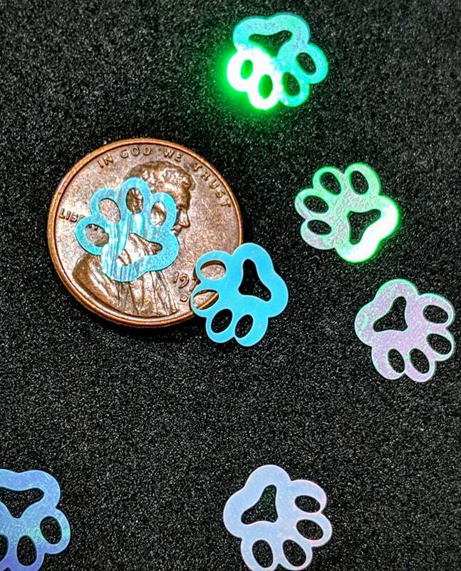 PUPPY/KITTY PAWS Glitter*UNICORN EFFECT~Slime Glitter•Cup•Body Art•Face•Festival