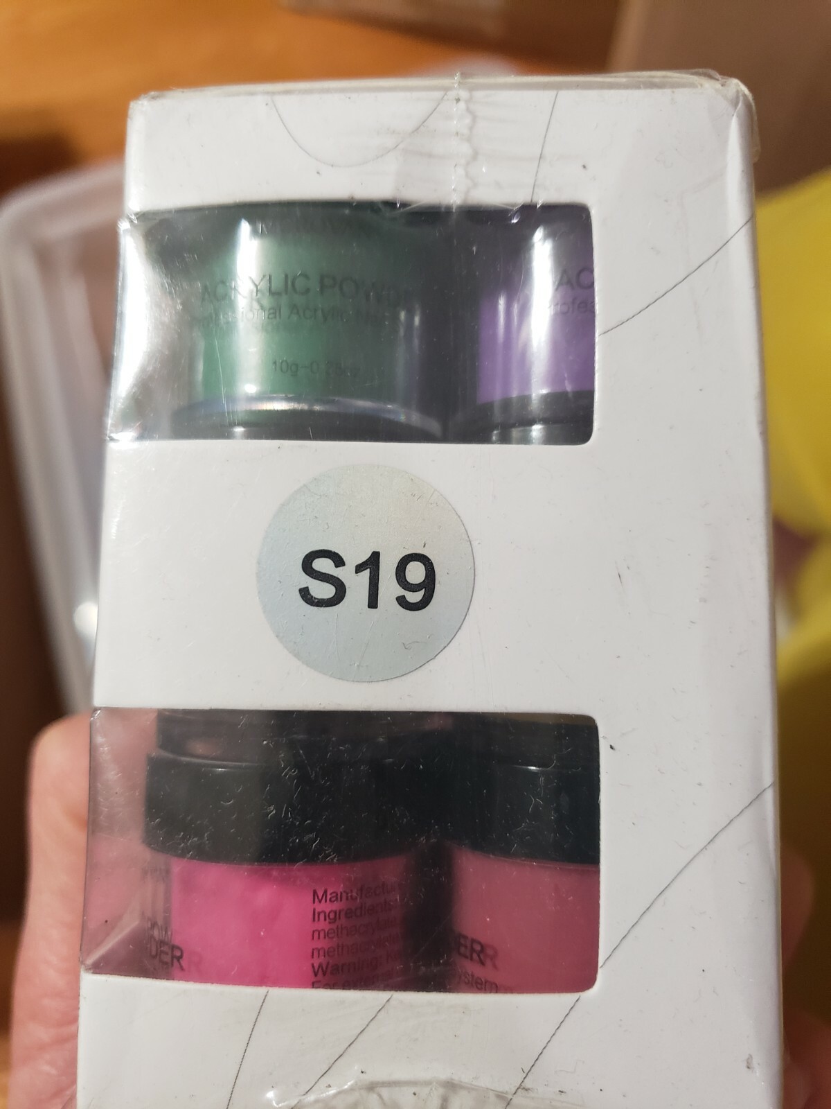 MOROVAN ACRYLIC POWER SET 12 COLOR 10G X 12 –NEW