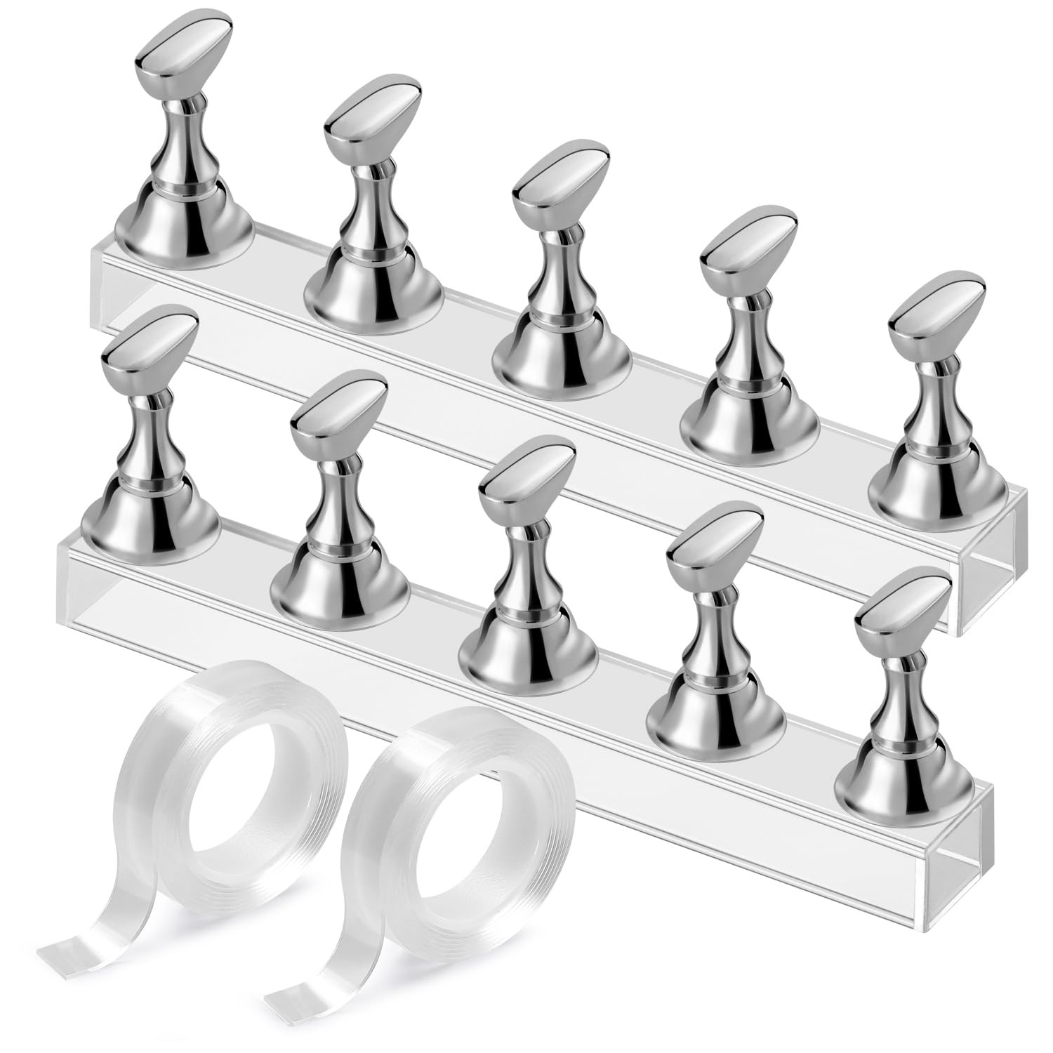 Nail Stand Acrylic Nail Art Display Stand Practice Nail Holder for Painting Nail