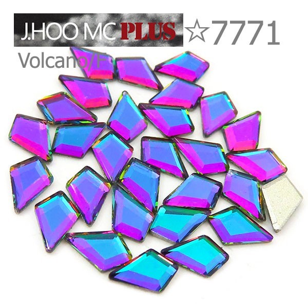 J.HOO Crystal 7771 Kite Flat Back Rhinestones 6.4×4.2mm Nail Art (10pcs)