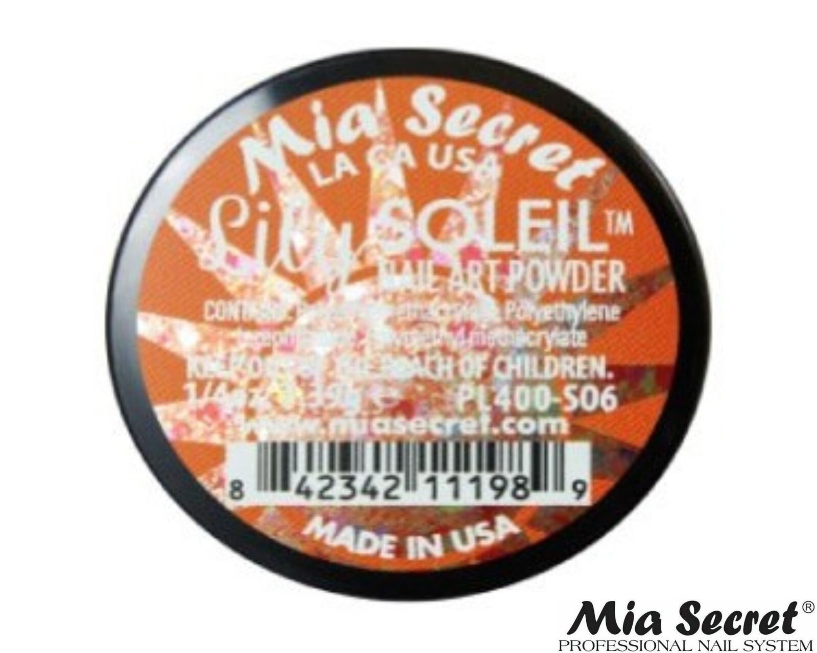 Mia Secret Nail Art Powder Soleil Collection (LILY) 1/4oz