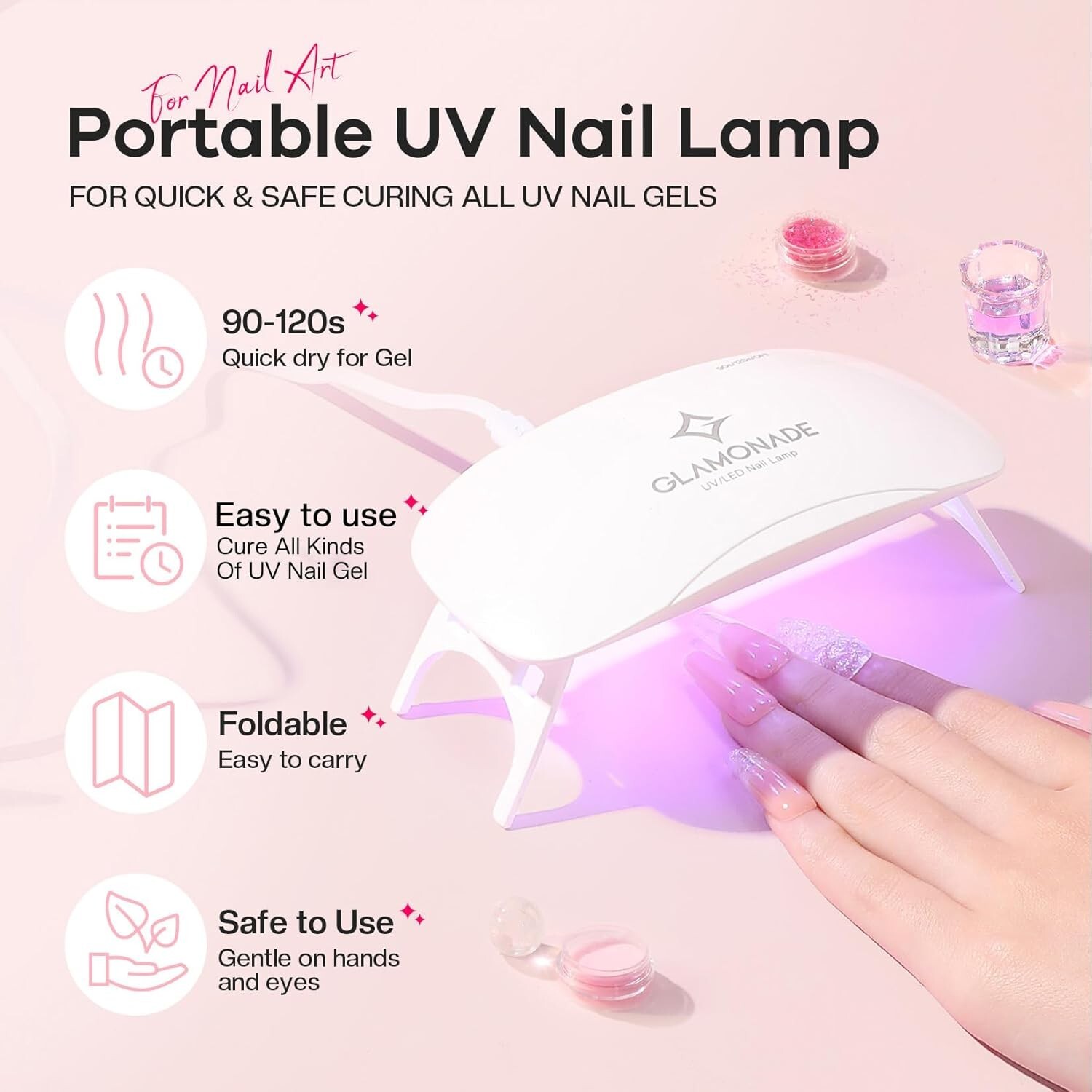 Acrylic Nail Kit for Effortless Manicures: Includes Drill & Brushes