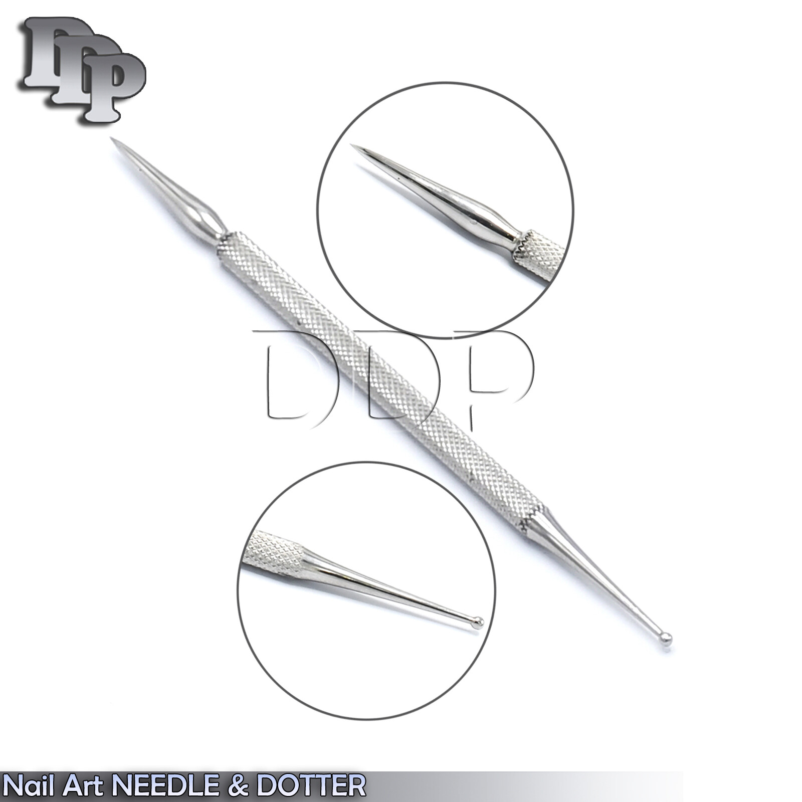 Nail Art Dotting Tool NEEDLE & DOTTER Double Ended Manicure NAIL Paint BTS-218