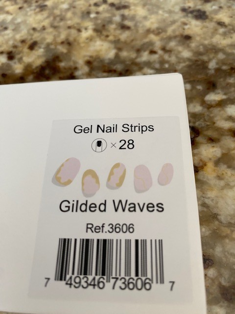 3 SETS DANNI and TONI Gel Nail Strips Gilded Waves, French Caribbean, Amazing