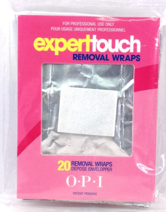 OPI Expert Touch Removal Wraps 20pcs GelColor Nail Soak-Off Foil Pads Salon-Pro!