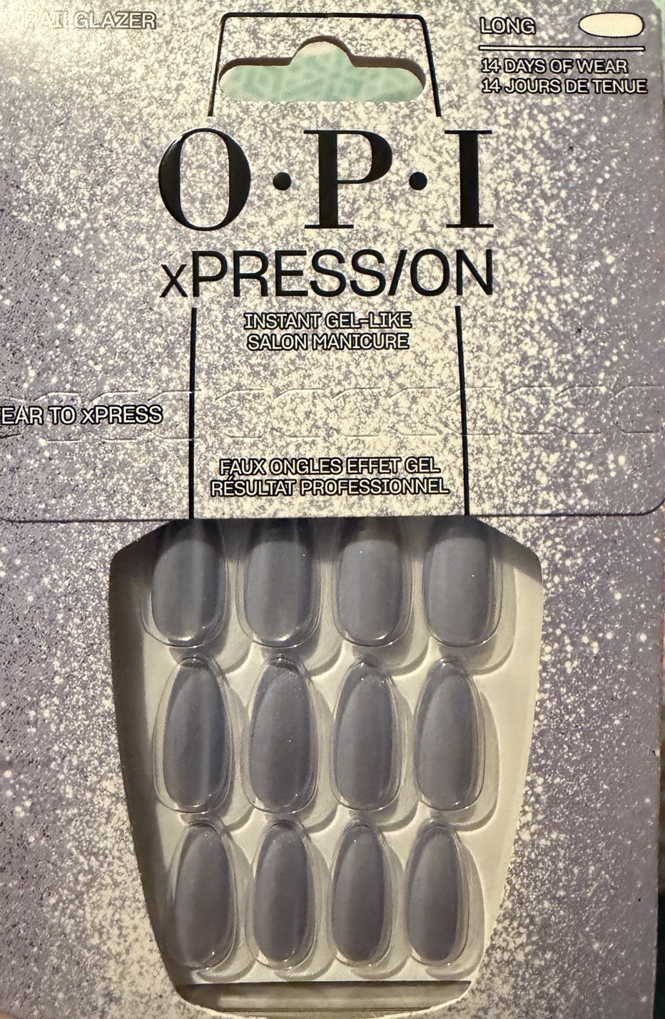 OPI – XPRESS/ON Instant Gel Like Salon Manicure, Long, Trailglazer