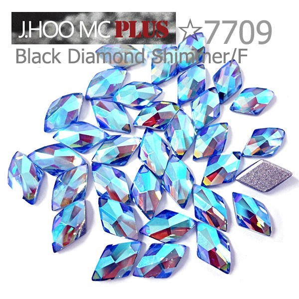 J.HOO Crystal 7709 Rhombus Flat Back Rhinestones 13×8mm Nail Art (6pcs)