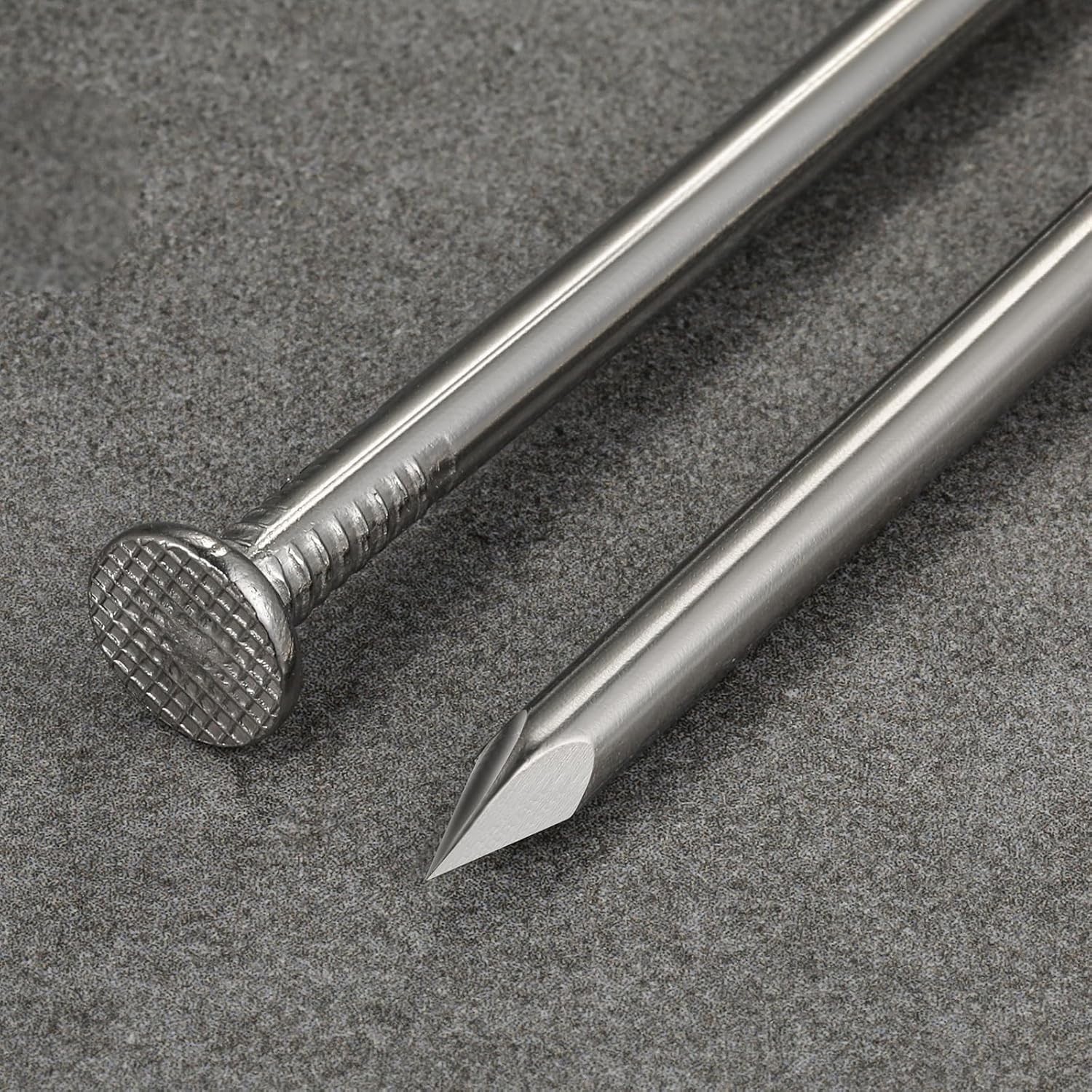 Complete 430pcs Stainless Steel Nails Set – Rust-Resistant & Glossy Finish