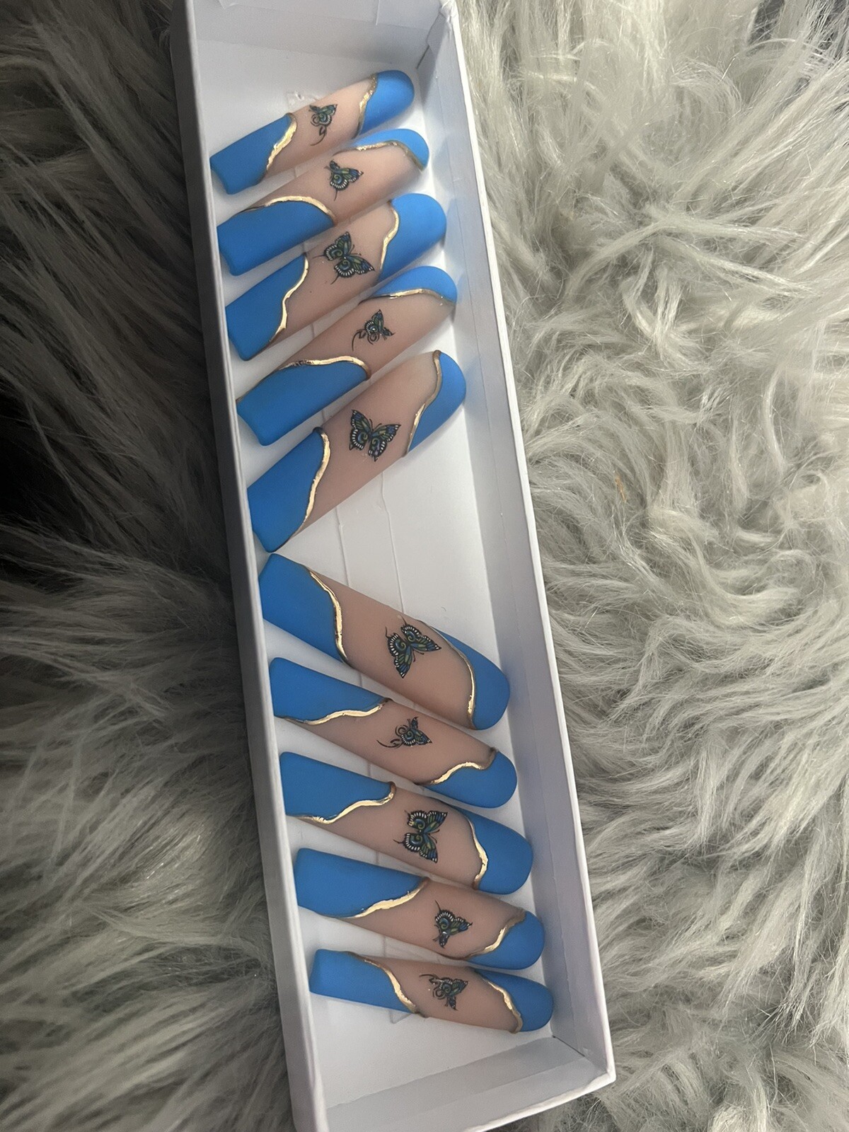 Custom 3XL Press on Nails Set Size Small 2,5,4,6,9