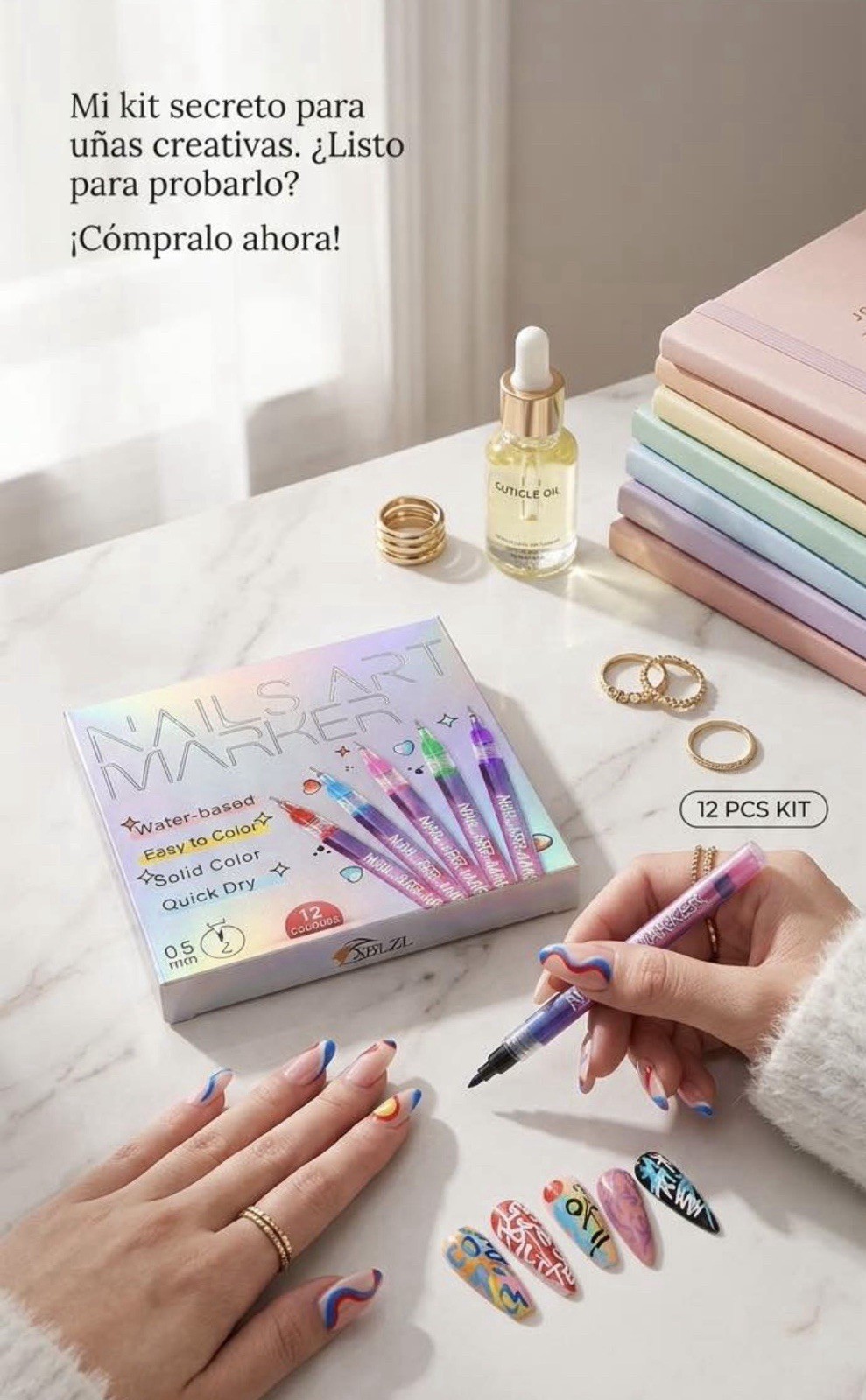 “Nail art marker kit