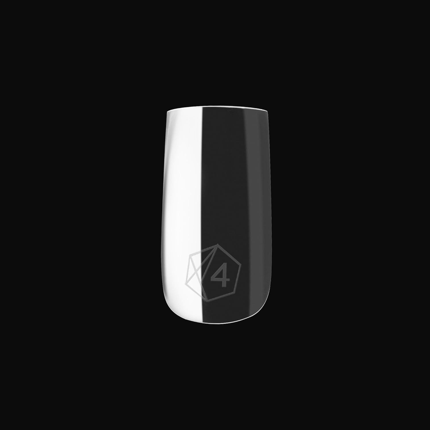 Glossy Short Gel-X Nail Tips – 280 Durable Square Tips for Stunning Nails