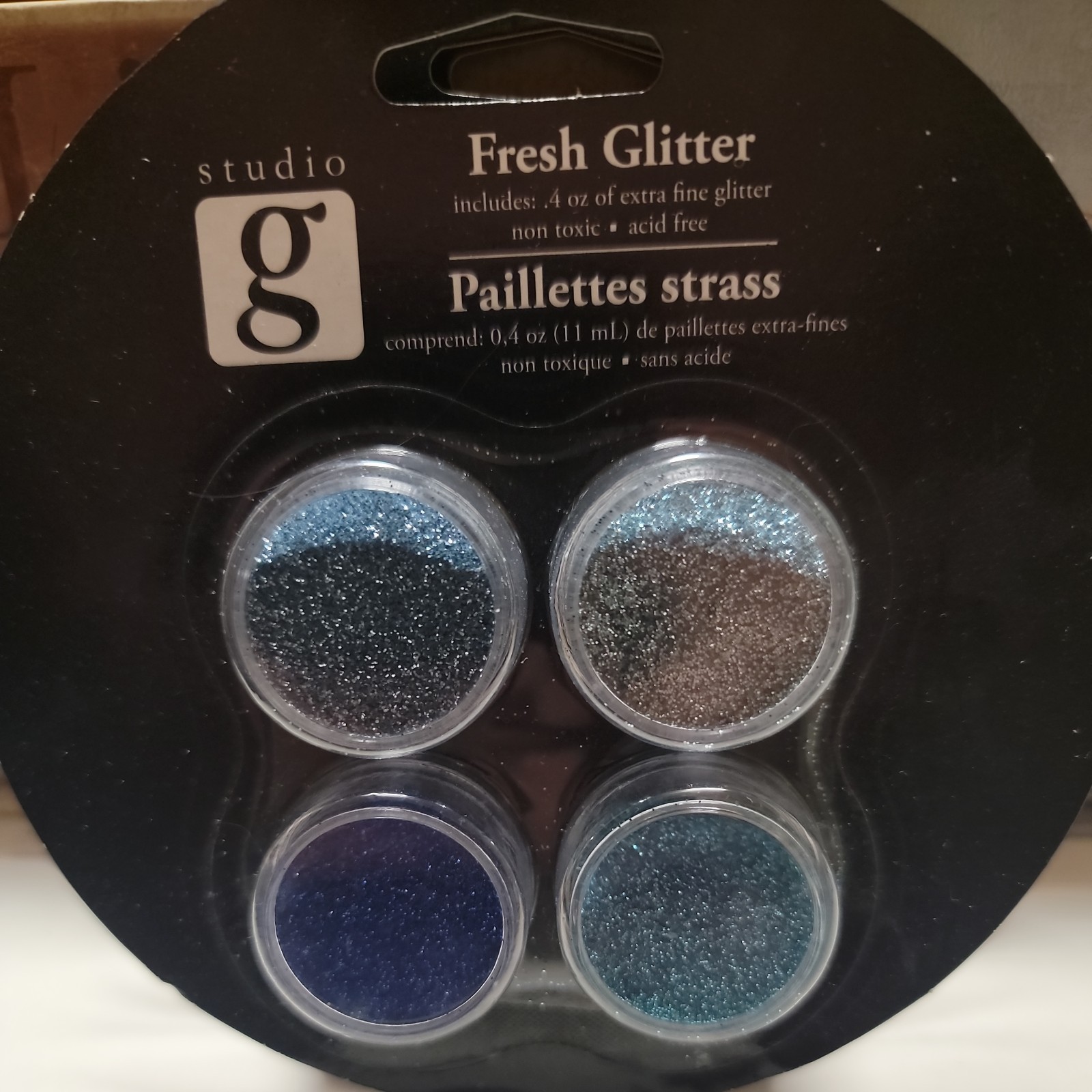 (3) 4pk Studio G Fresh Flocking plus (2) 4pk Fresh glitter NEW Nails & Crafts