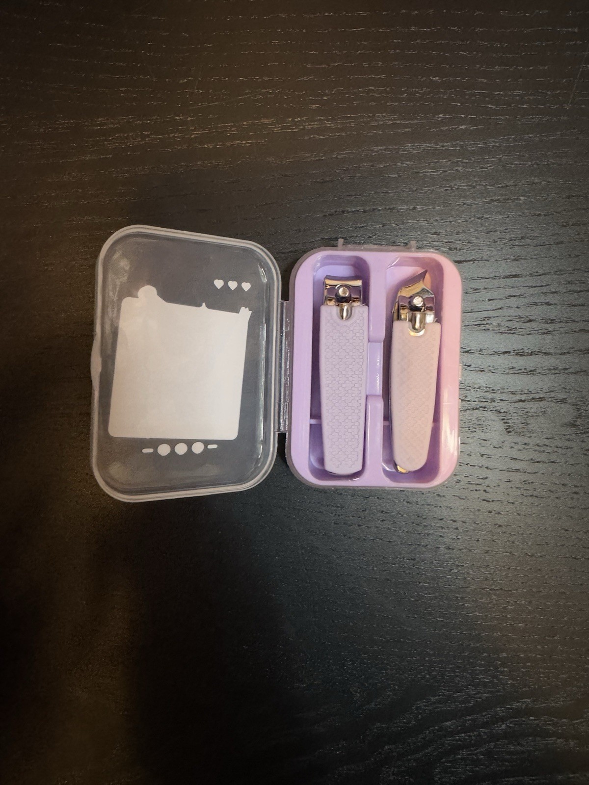 Kuromi Nail Clipper Cutter And Toe Nail Cutter In A Box Travel Set Of 2