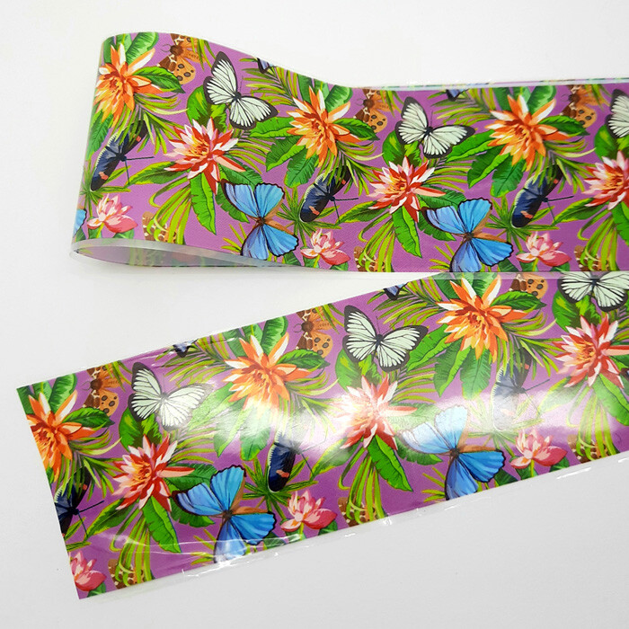 Nail Art Foils Flower Butterfly Xmas Halloween Animal Snakeskin Nail Foil Decals