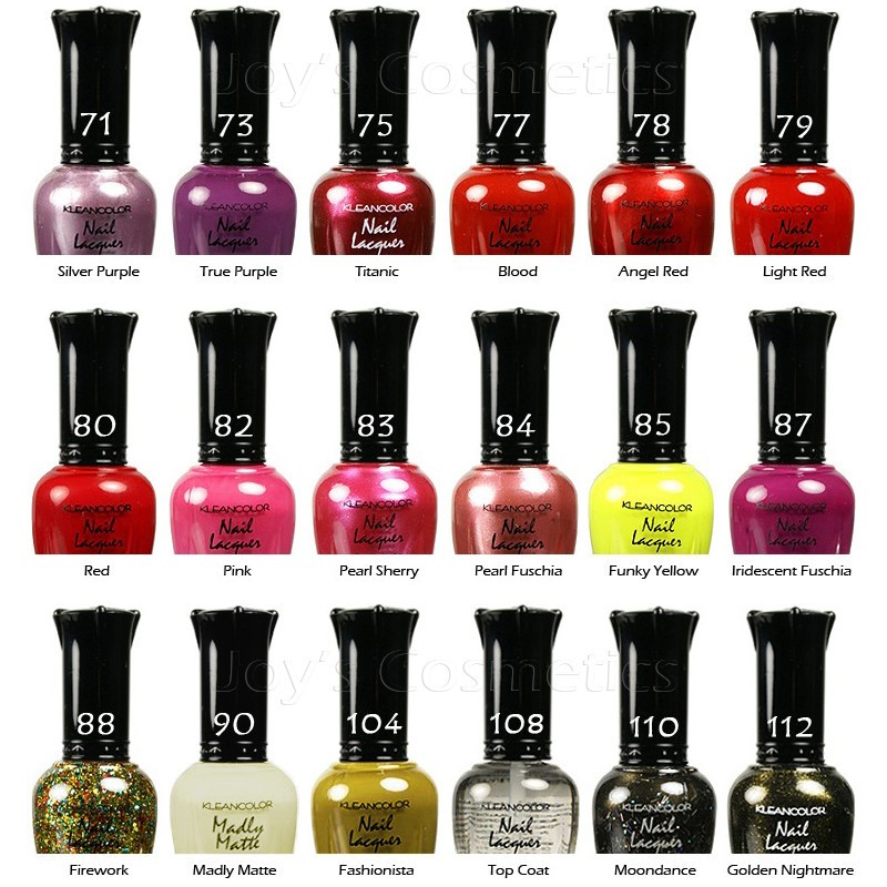 54 KLEANCOLOR Nail Lacquer (polish) ” Pick Your 54 Color” *Joy’s cosmetics*