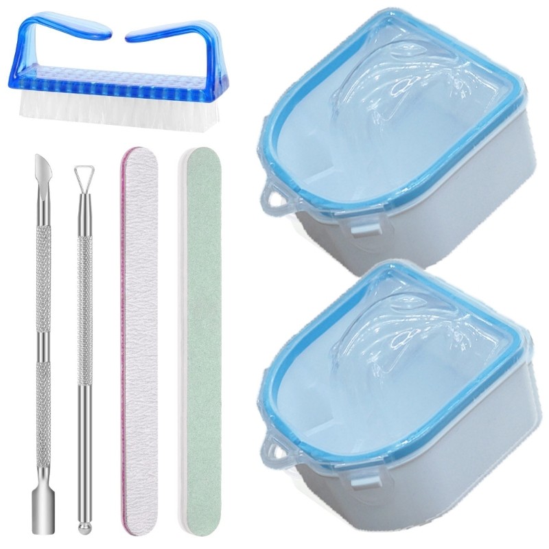 Nail Soaking Bowl,Gel Nail Polishs Remover Kit,Dip Powder Remover Tool,Nail