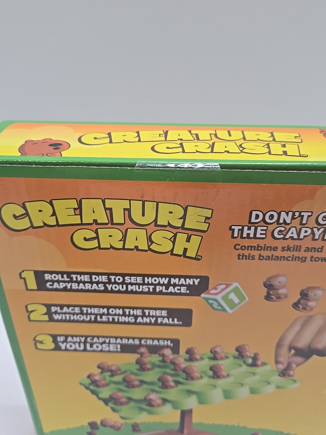 Creature Crash by Relatable The Capybara Balancing Game NEW SEALED