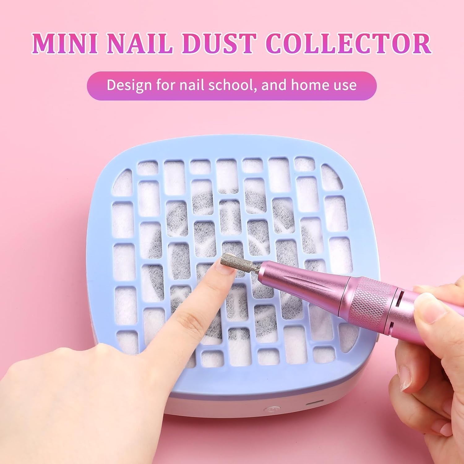 Nail Fan Dust Collector – Lightweight, Powerful & Ideal for Nail Art Enthusiasts