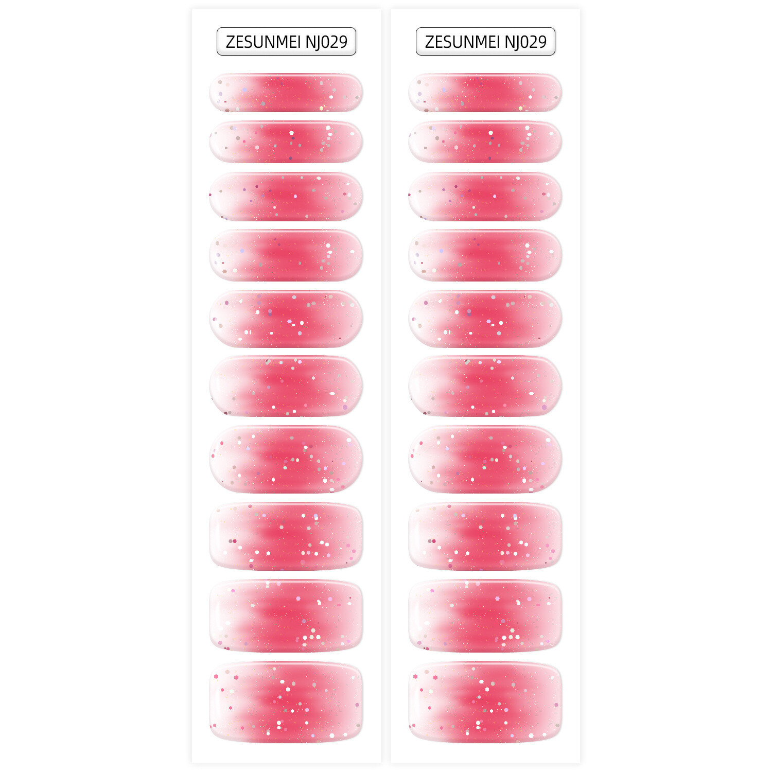 3D Nail Art Stickers Self-Adhesive DIY Wraps Full Cover Bling Waterproof Stick