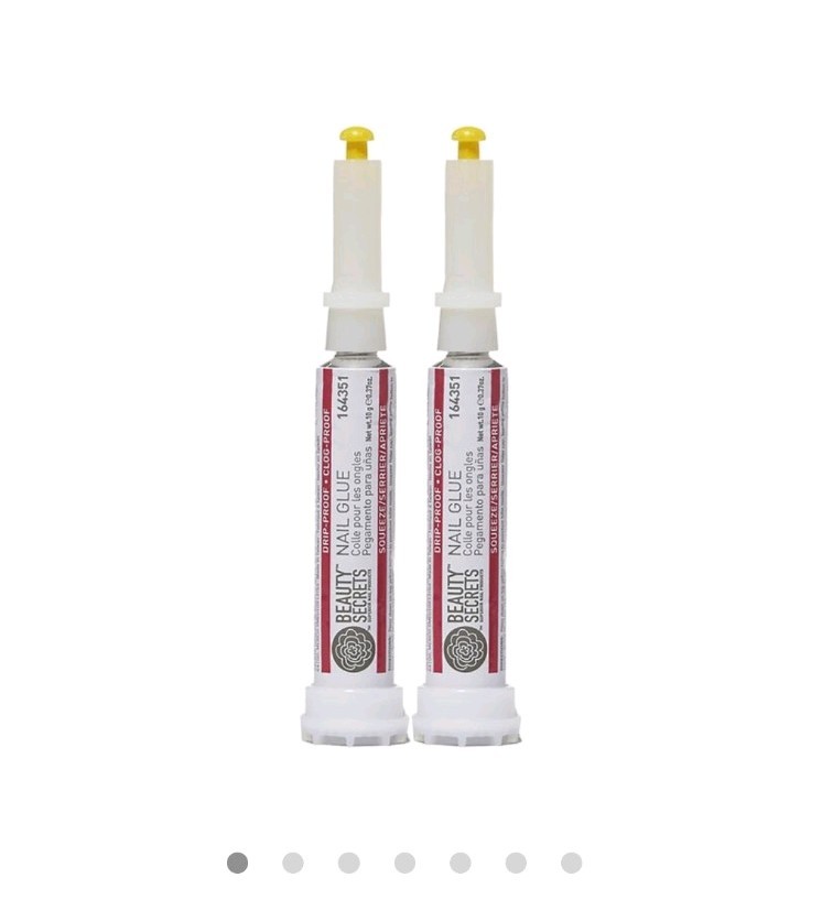 Beauty Secrets 2 Pack Drip and Clog Proof Strong Nail Glue Brand New