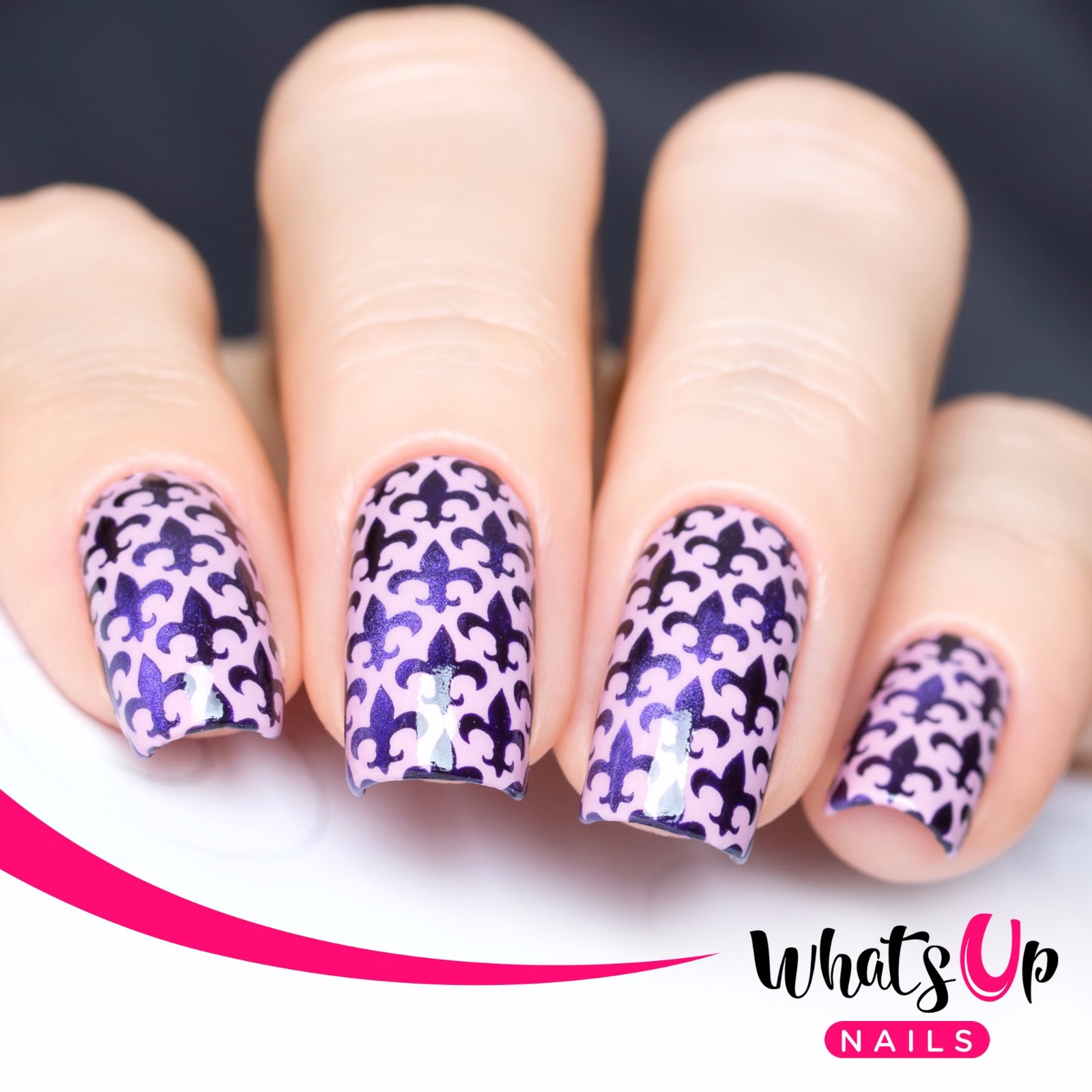 Fleur De Lis Stencils for Nails, Nail Stickers, Nail Art, Nail Vinyls