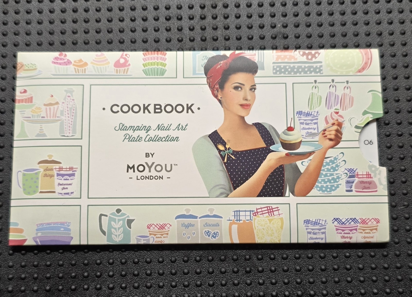 MoYou-London Cookbook Collection 06 Nail Stamping Plate Fast Food Hamburger
