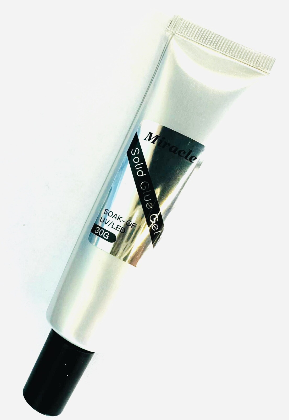 Solid Nail Glue Gel-30G Nail Gel Glue for Acrylic Nails, Soft Gel Nail Tips Glue