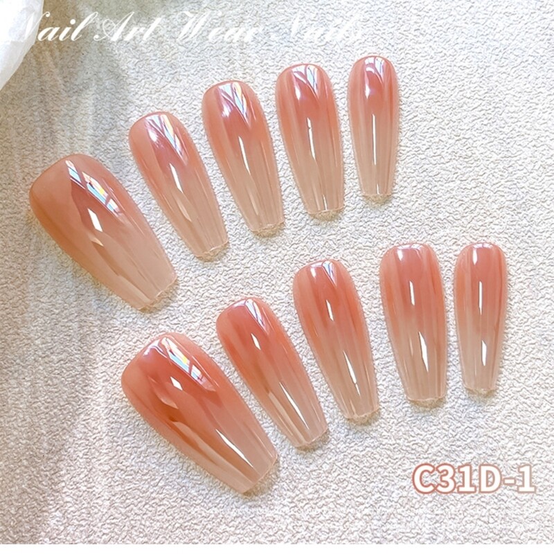 Long French False Nails On Nails Set Press on Nails for Any Occasion