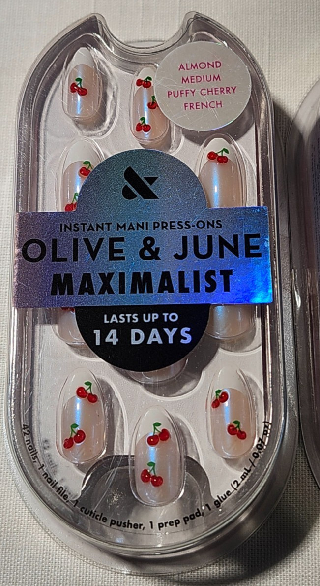 6 Different Press-On Nails Kits – 5 Olive & June and 1 imPRESS (BRAND NEW)