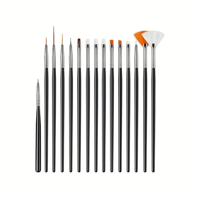15PCS Nail Art Brush Set Design Painting Dotting Pen Tools for Nail Art DIY