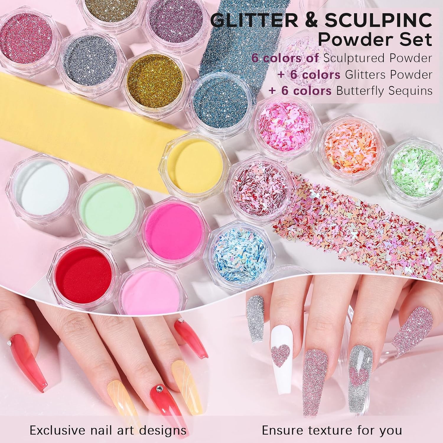 Acrylic Nail Kit for Beginners: Professional Acrylic Powder Set with Everything