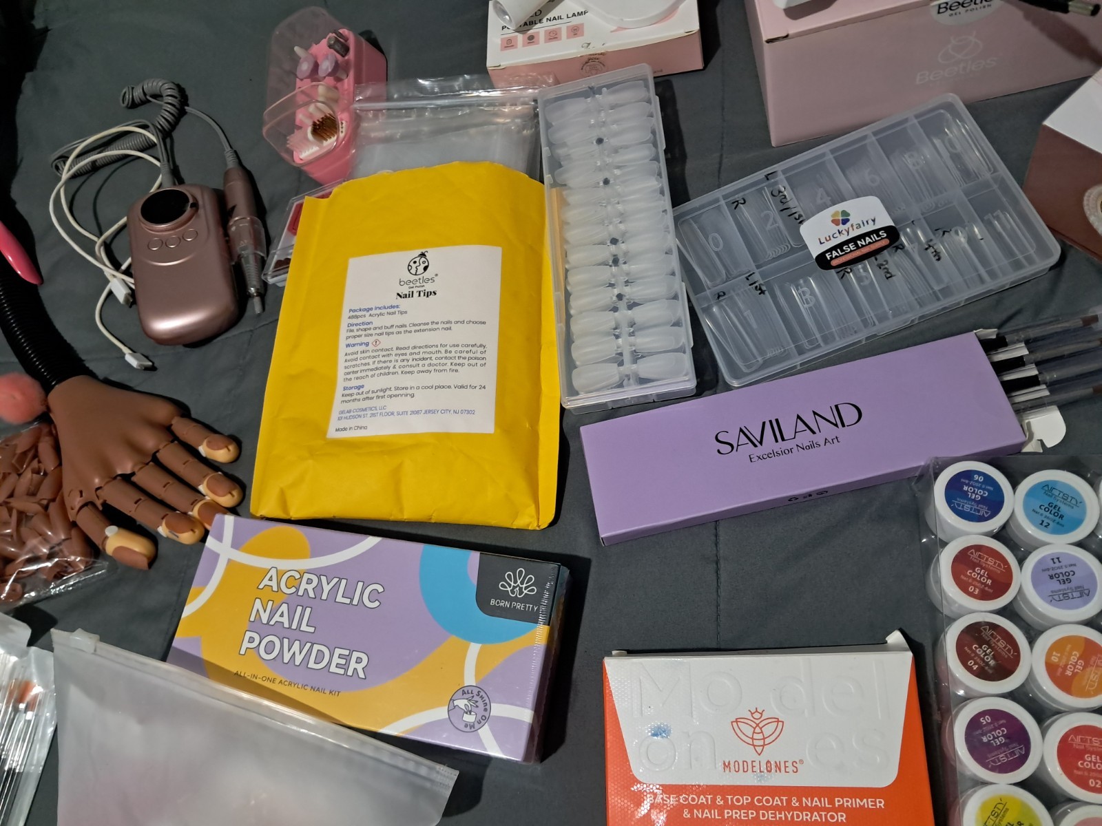 Nail lot!! HUGE!! Mixed Lot for nails/nail art(Gel & Acrylic)