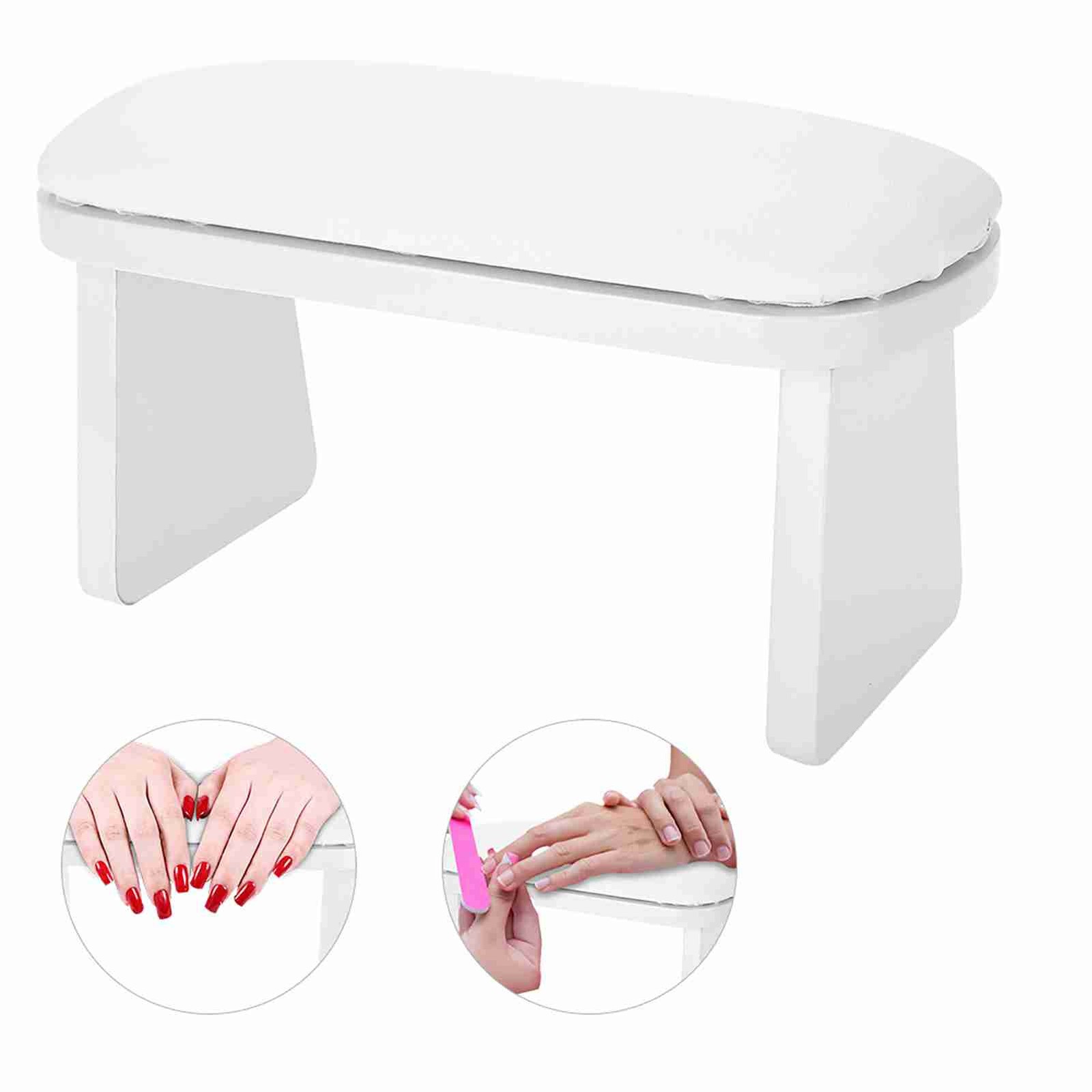 Nail Art Manicure Hand Rest Cushion For Arm Rest Manicure Salon White