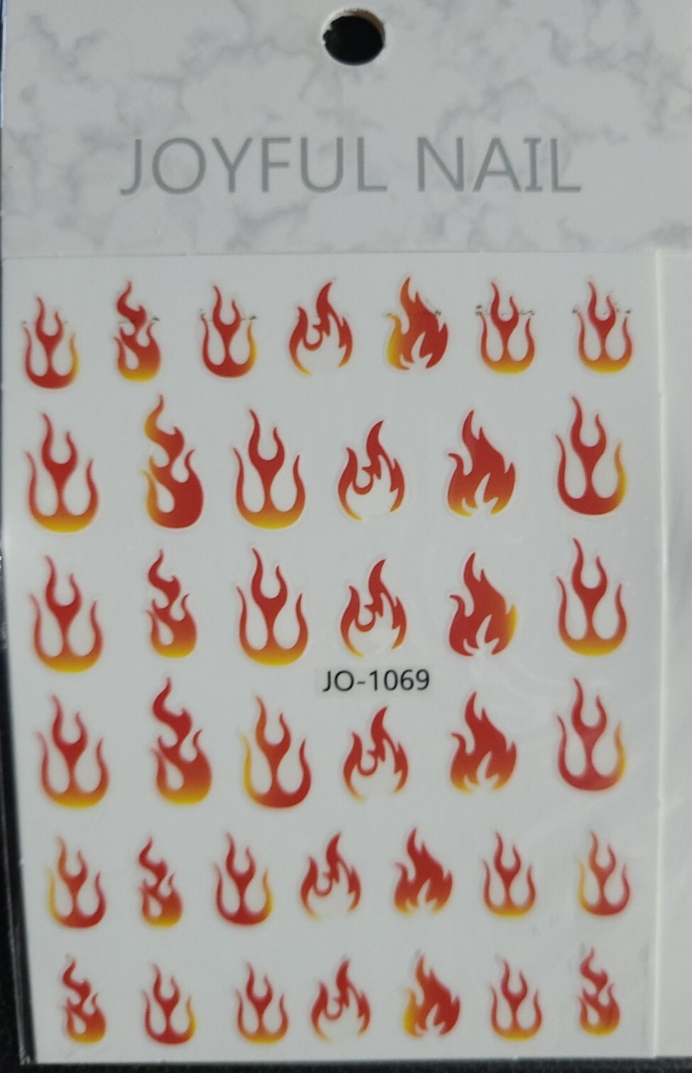 Flames Nail Art Stickers
