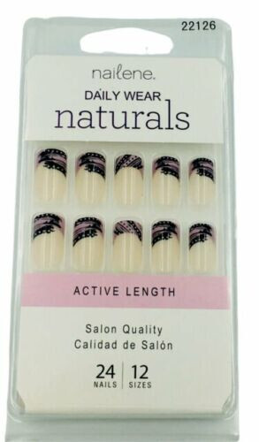 Nailene Daily Wear Naturals Active Length Artificial Nails