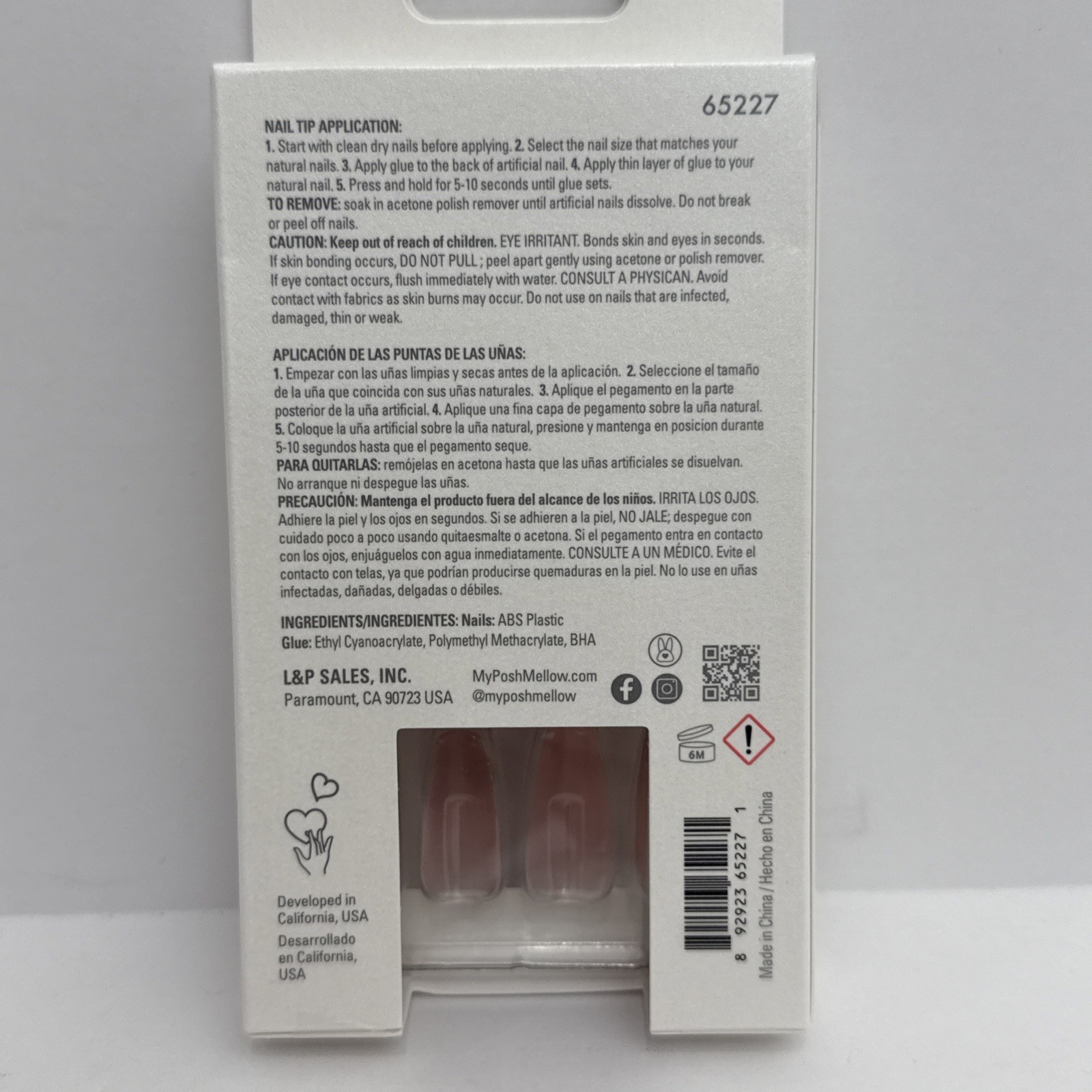 Poshmellow Maison Deluxe 24 Nails Glue Included – Fairy Dreams #65227