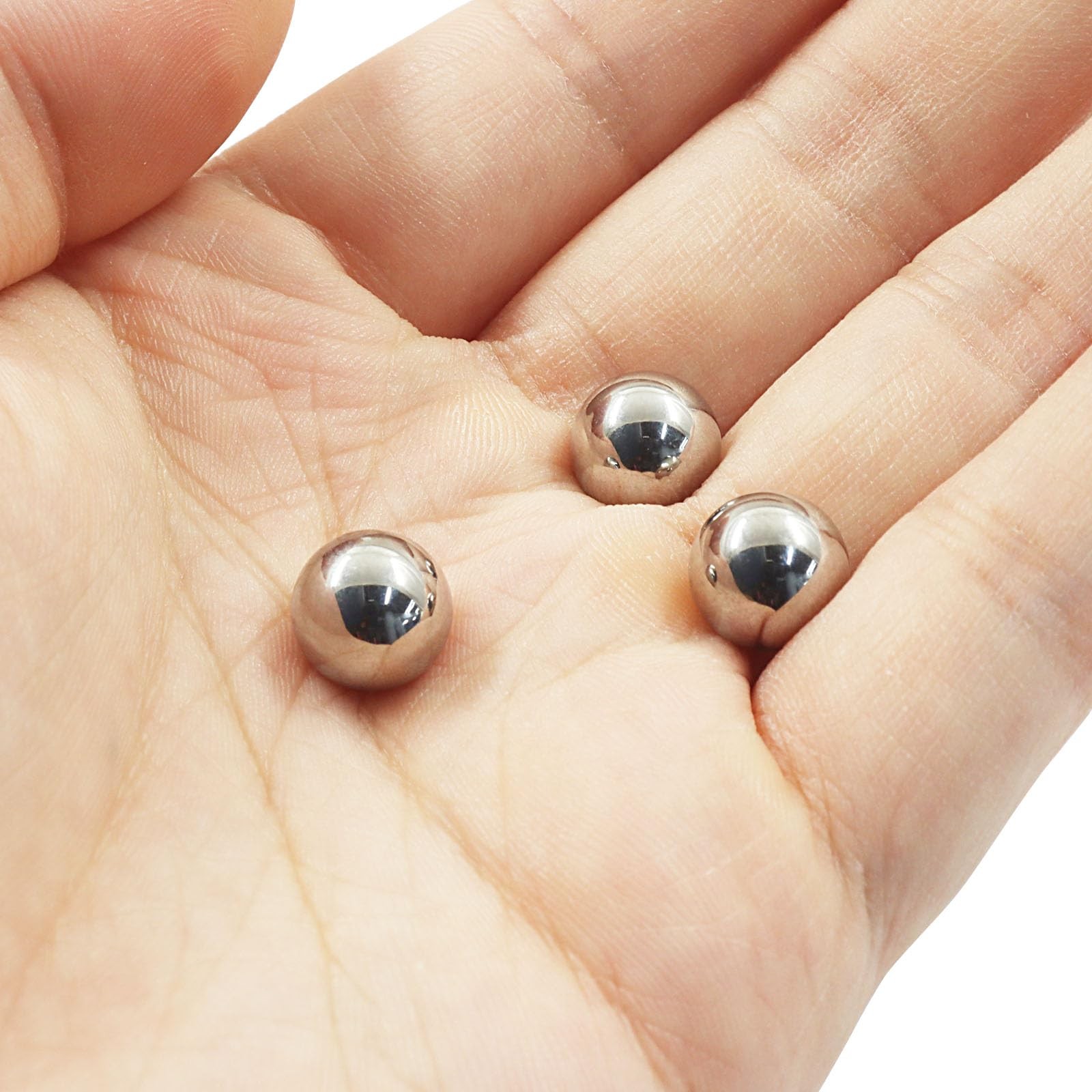 100 PCS 10mm Precision Polished Carbon Steel Bearing Balls Industrial DIY