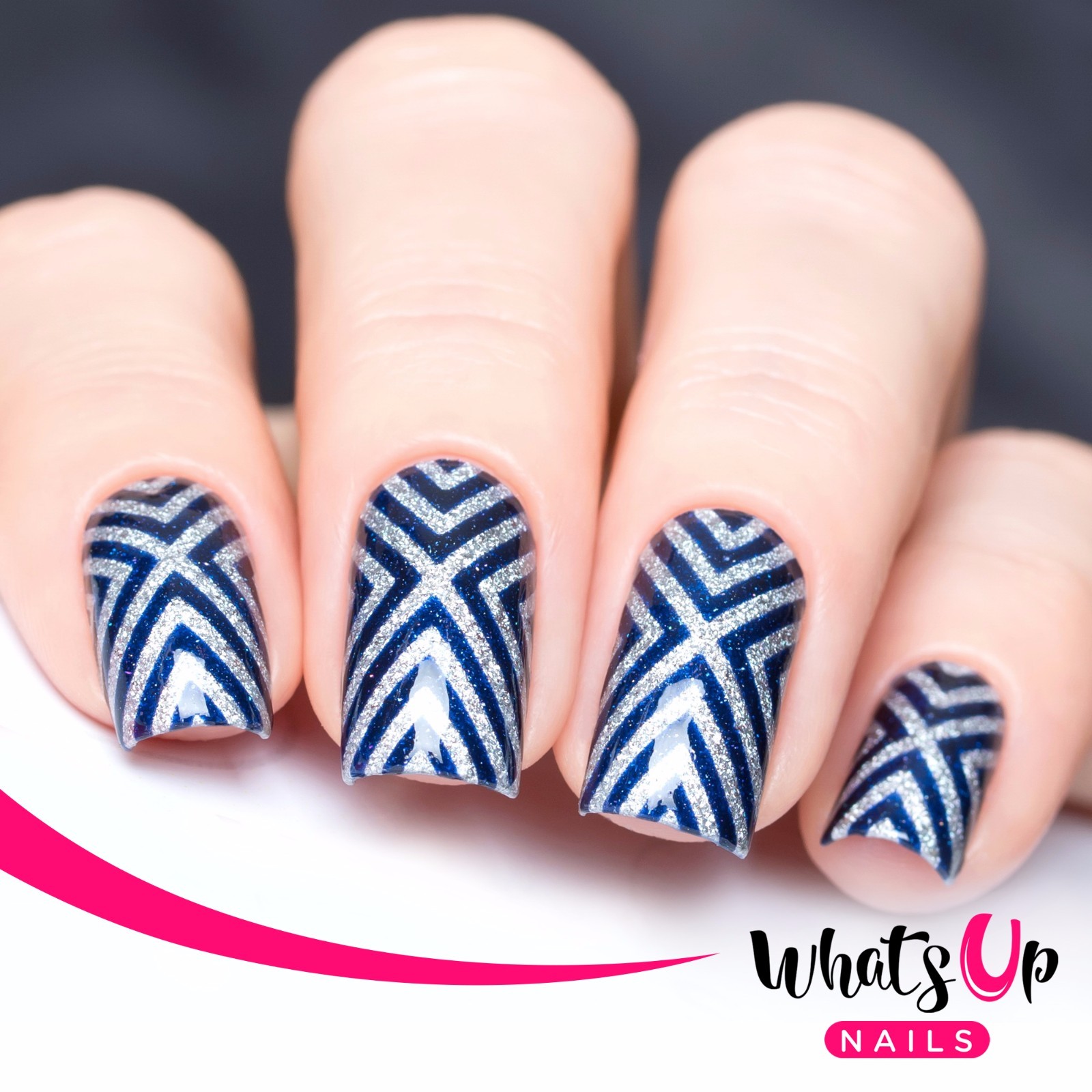X-pattern stencils for nails, nail stickers, nail art, nail vinyls